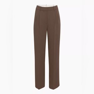 Aritzia Effortless Pants - Rich Mocha Brown